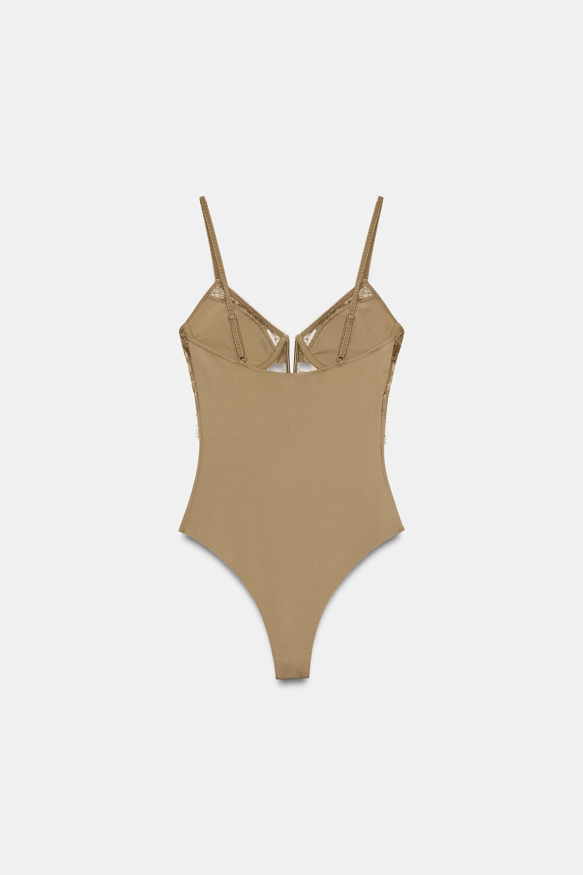 BODY ENCAJE EN POLYAMIDE